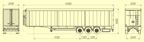 Сат 150. МКТ-150 полуприцеп.